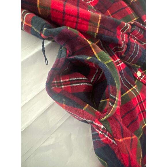 POLO RALPH LAUREN Flannel Cotton christmas Shirtdress, 
Sz6X (* belt is missing) - Picture 6 of 7